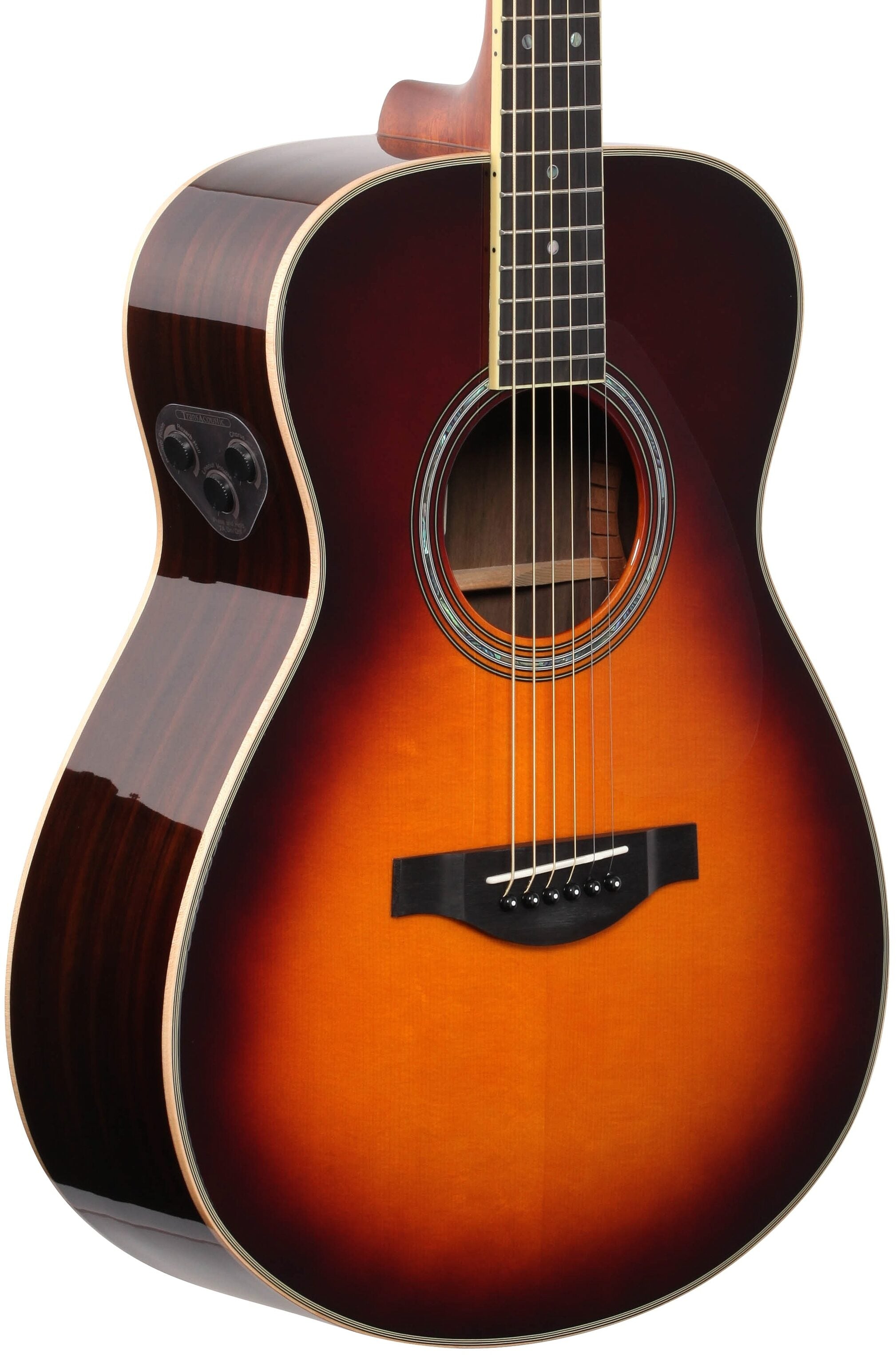 Yamaha Ls Tabs Transacoustic Brown Sunburst Chitarra Acustica Elettrificata