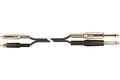 Quik Lok STR/610K-2 BK 2 Jack Mono/2 RCA Maschio