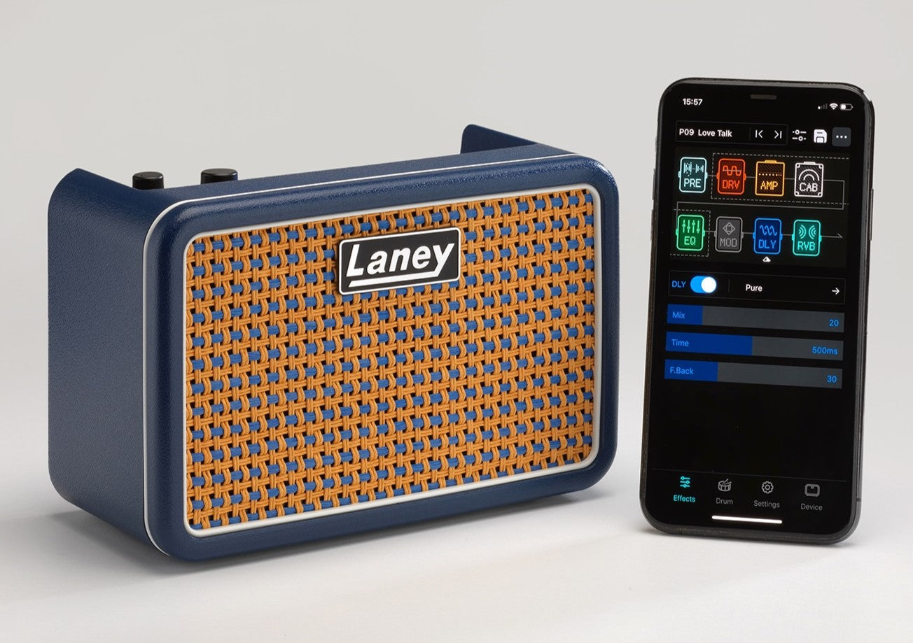 Laney PRISM-MINI-BL - Stereo Desktop amp - blu