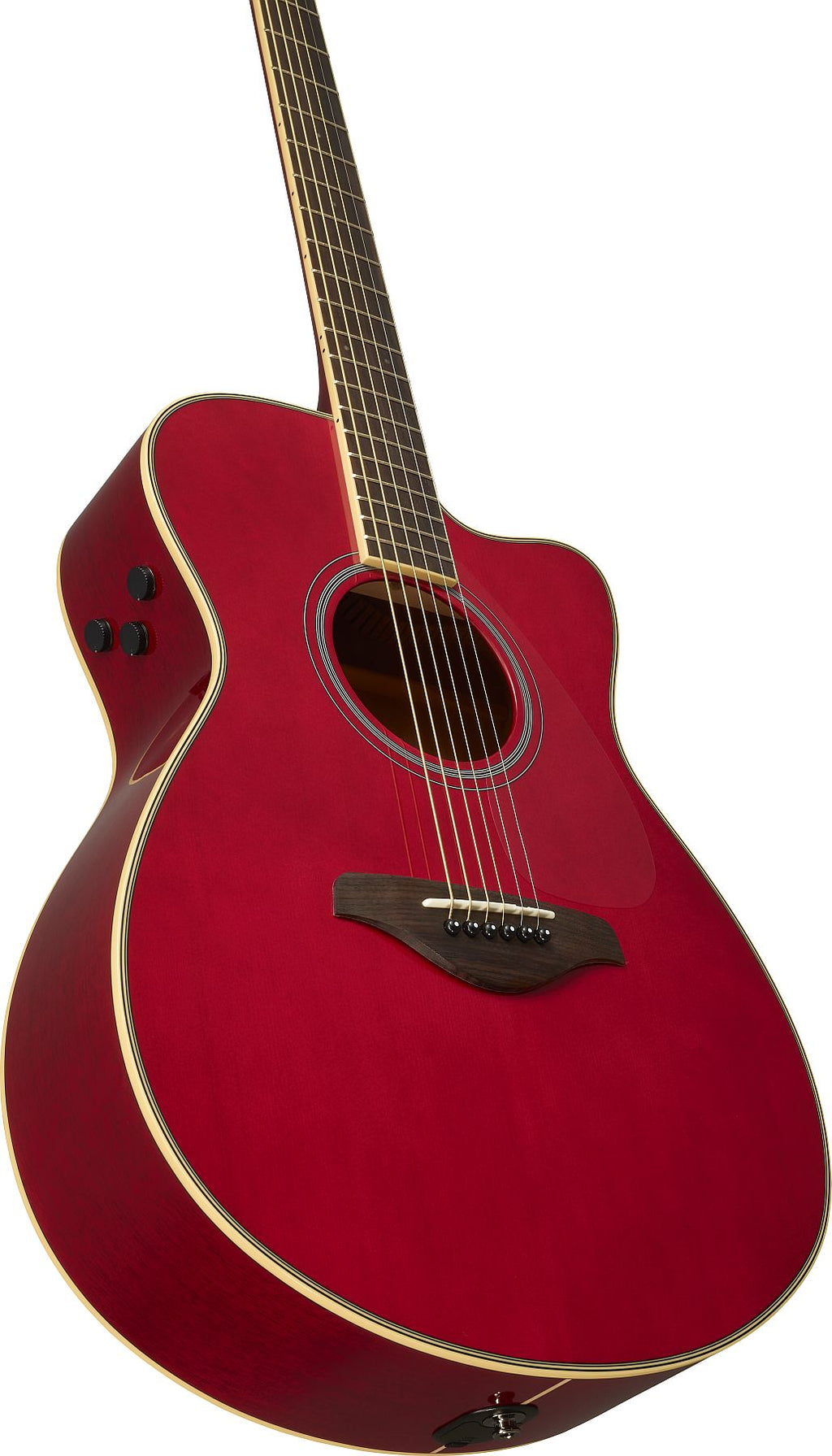 Yamaha FSCTAVT TransAcoustic FS Cutaway Ruby Red Chitarra Acustica Elettrificata