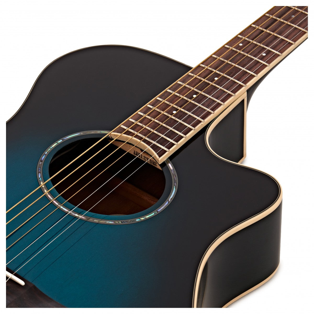 Yamaha Apx600Obb Chitarra Acustica Elettrificata Oriental Blue Burst