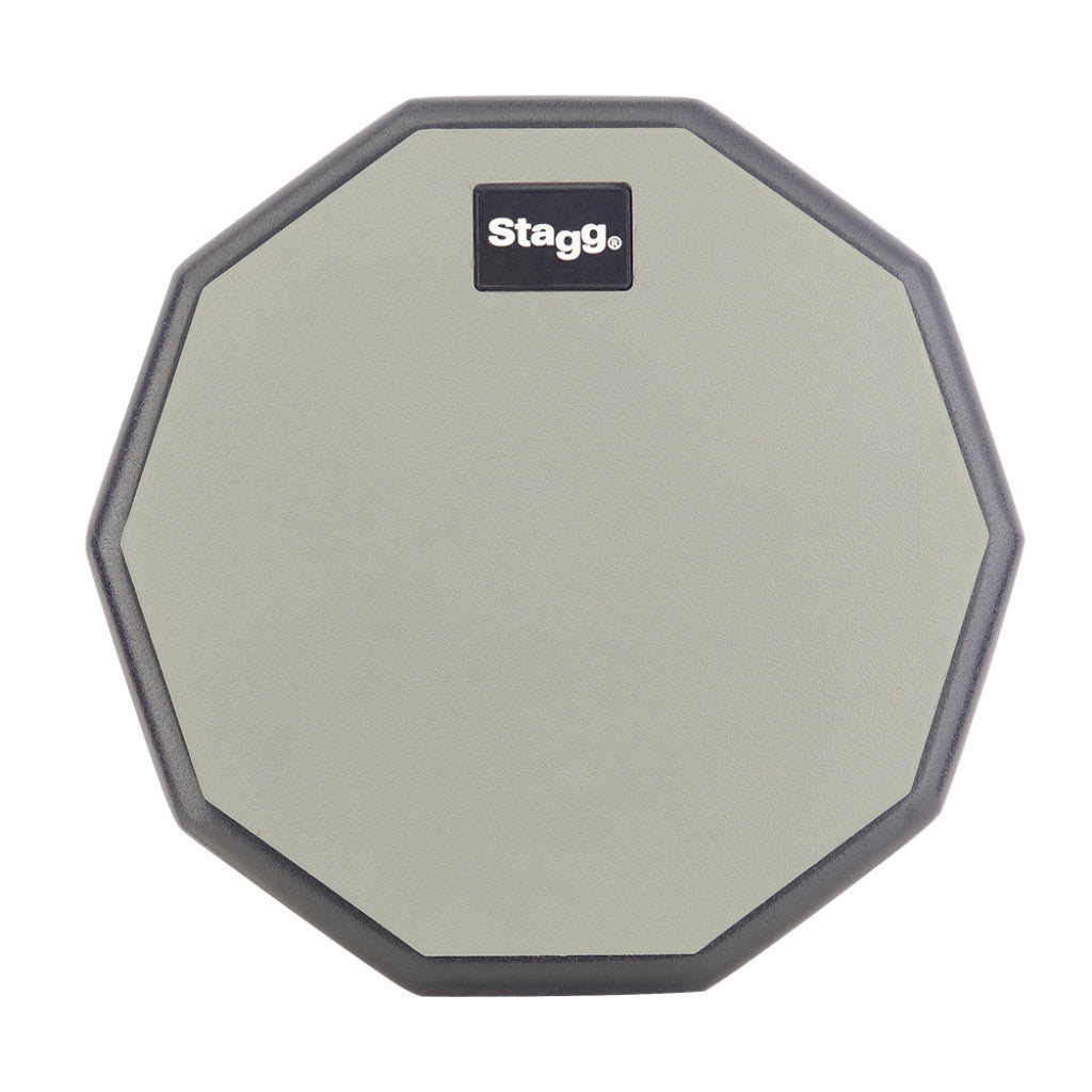 Stagg Pad Allenamento Decagonale 8' in Gomma sul Retro Vite per Fissaggio Asta