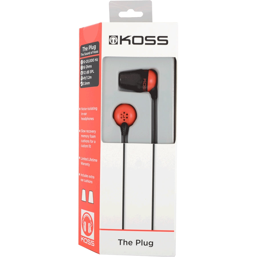 Koss THE PLUG RED