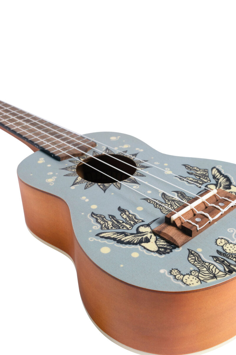 Bamboo Soprano Ukulele BU 21 Sky