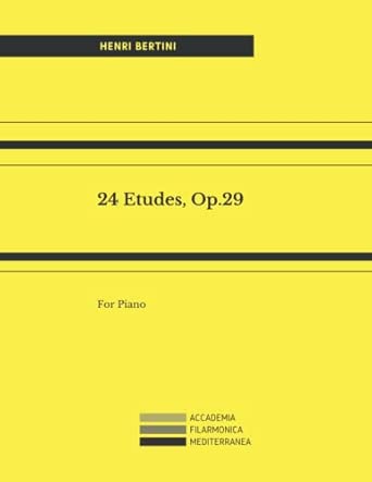 Carish Bertini 25 Studi Op.29 per Pianoforte