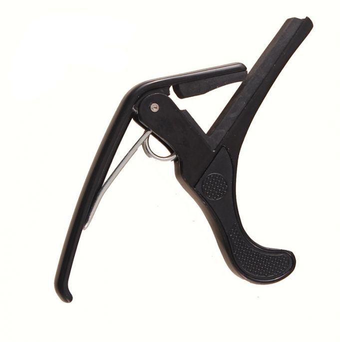 Alice A007F-Bk Capotasto Per Folk Nero