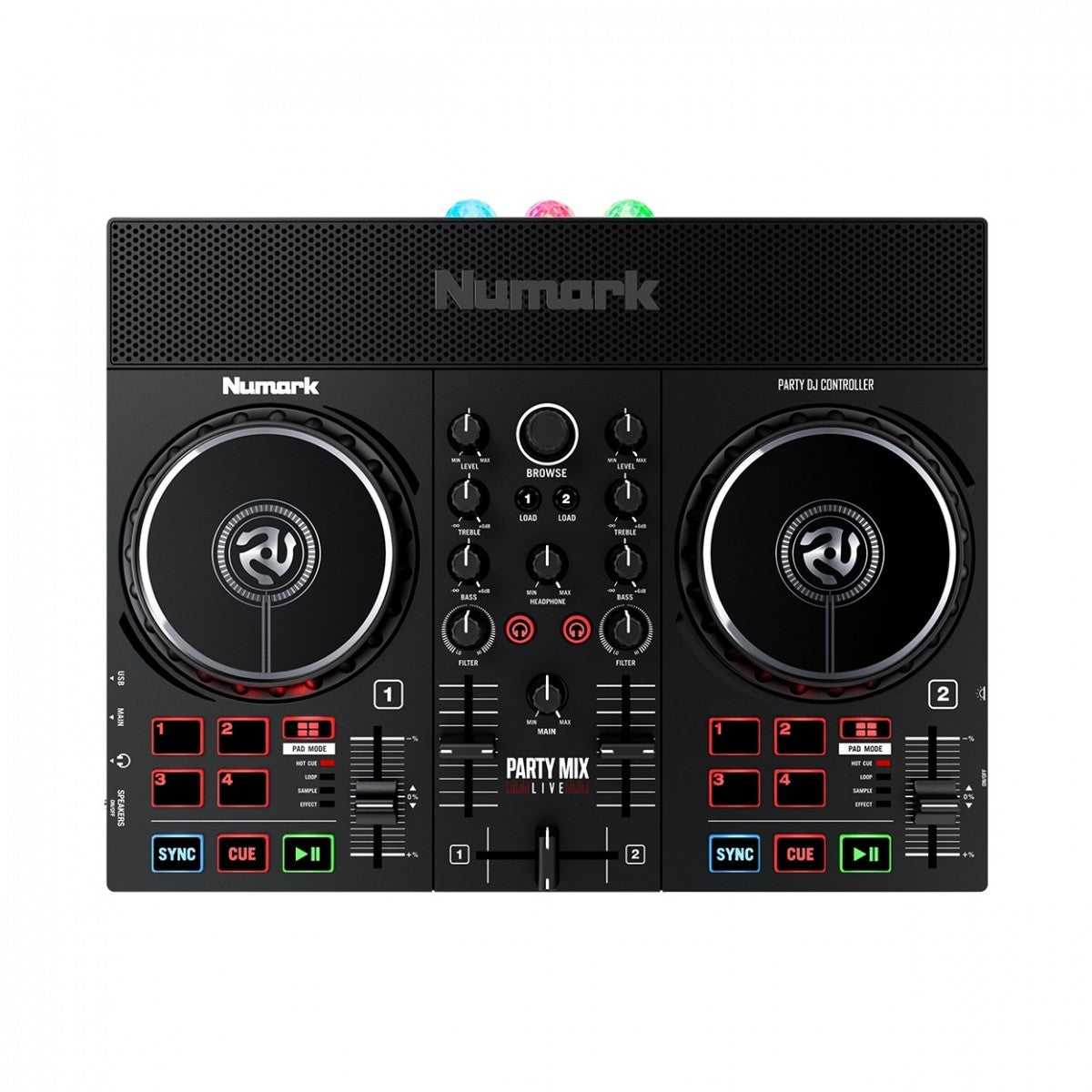 Numark Party Mix Live Dj Controller con Effetti Luce RGB Integrati