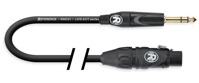 Reference Rmc01 Cavo Xlr Bilanciato Live Act Series Xlr M/Jack Trs Amphenol 1M