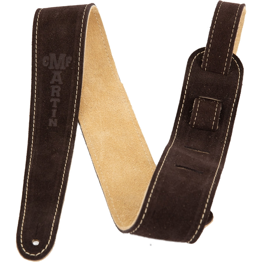 Martin & Co. 18A0017 Suede Leather Strap, Black