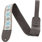 Martin & Co. 18A0084 Retro Woven Guitar Strap, Vintage Blue