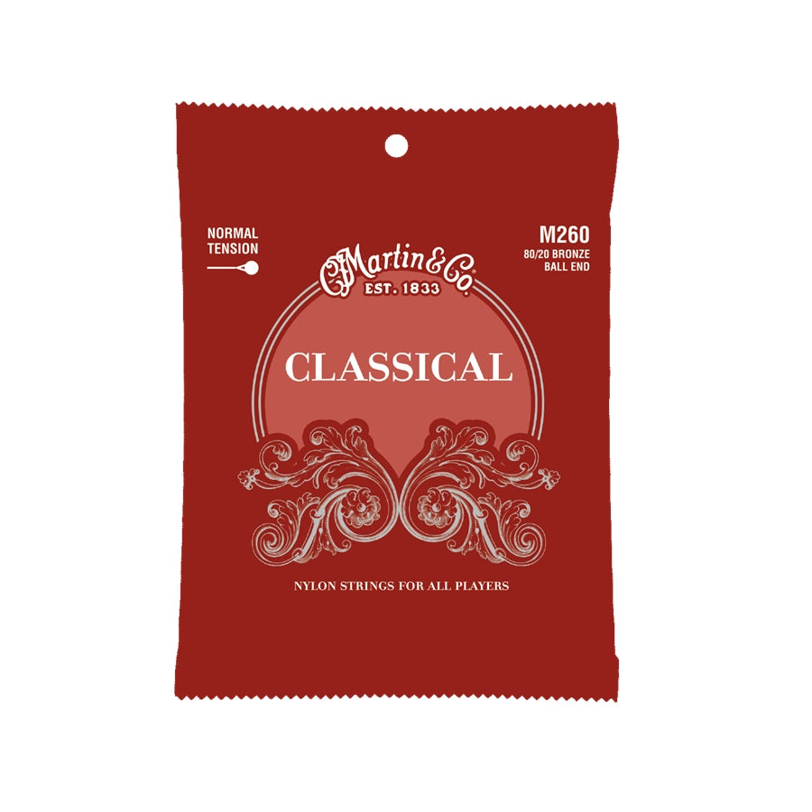 Martin & Co. M260 Classical Guitar Normal Tension "ball end" 28-43
