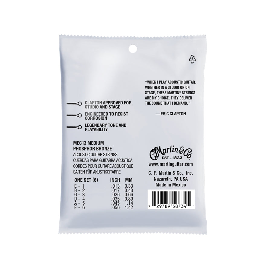 Martin & Co. MEC13 Clapton's Choice Medium Phosphor Bronze 13-56