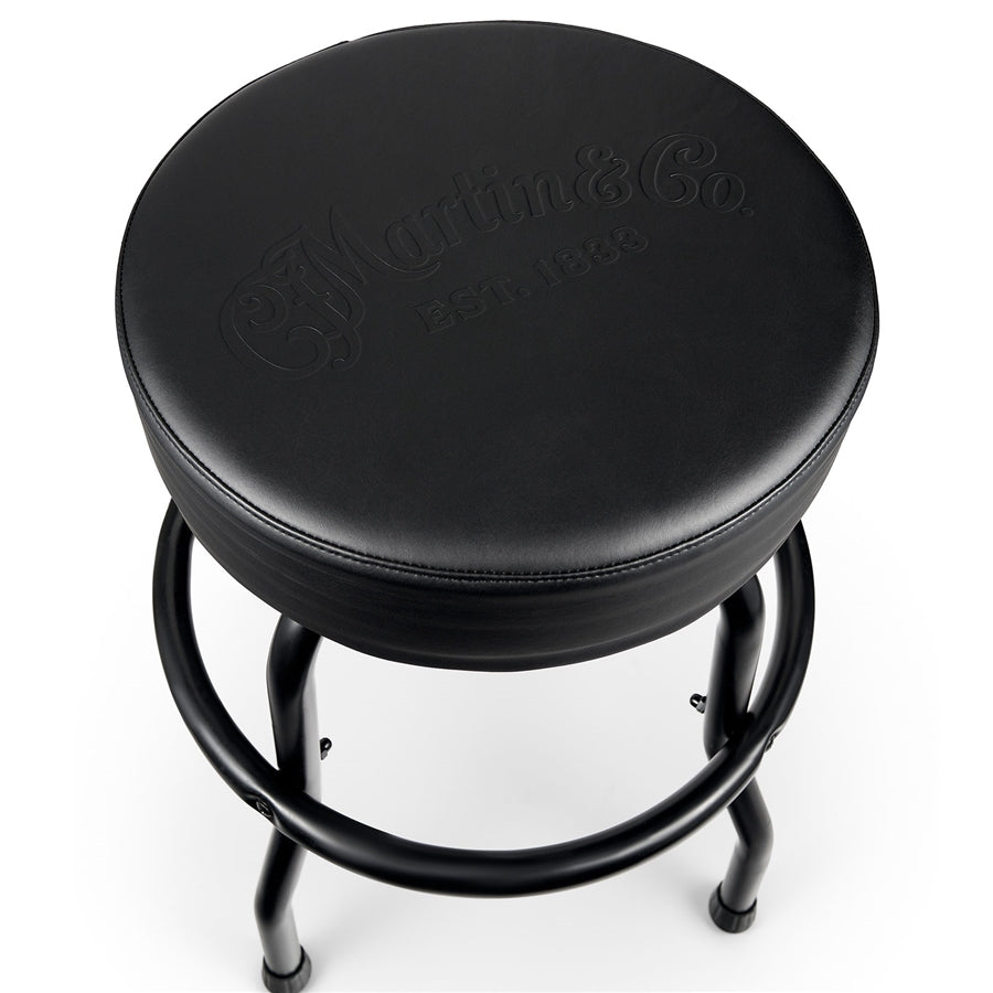 Martin & Co. Tone on Tone Black Barstool