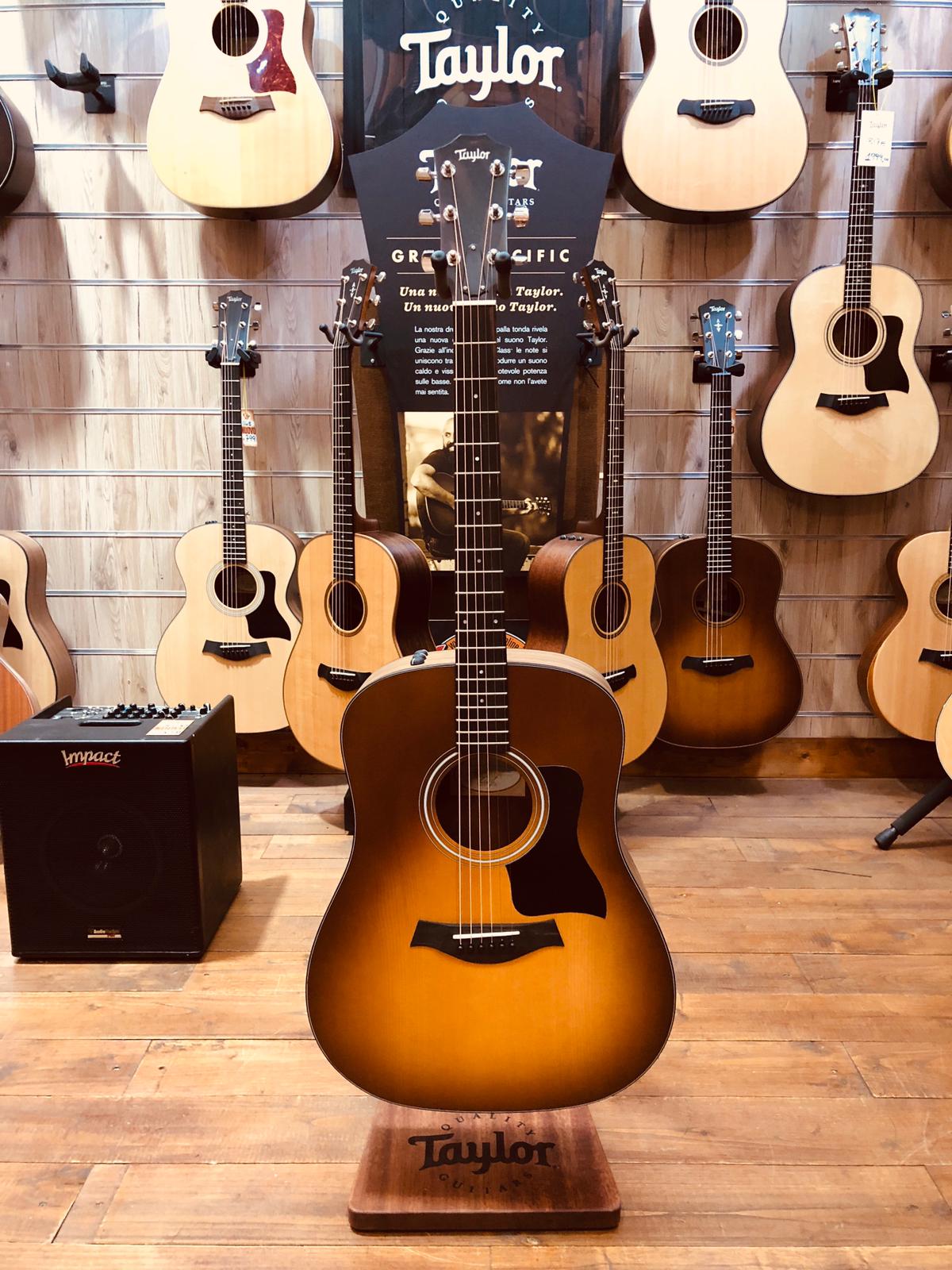 Taylor 110E Walnut Sitka Sunburst Chitarra Acustica Dreadnought