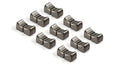 Icon Metal Fader Cap (Set of 9) - set 9 fader per Platform M+ e X+