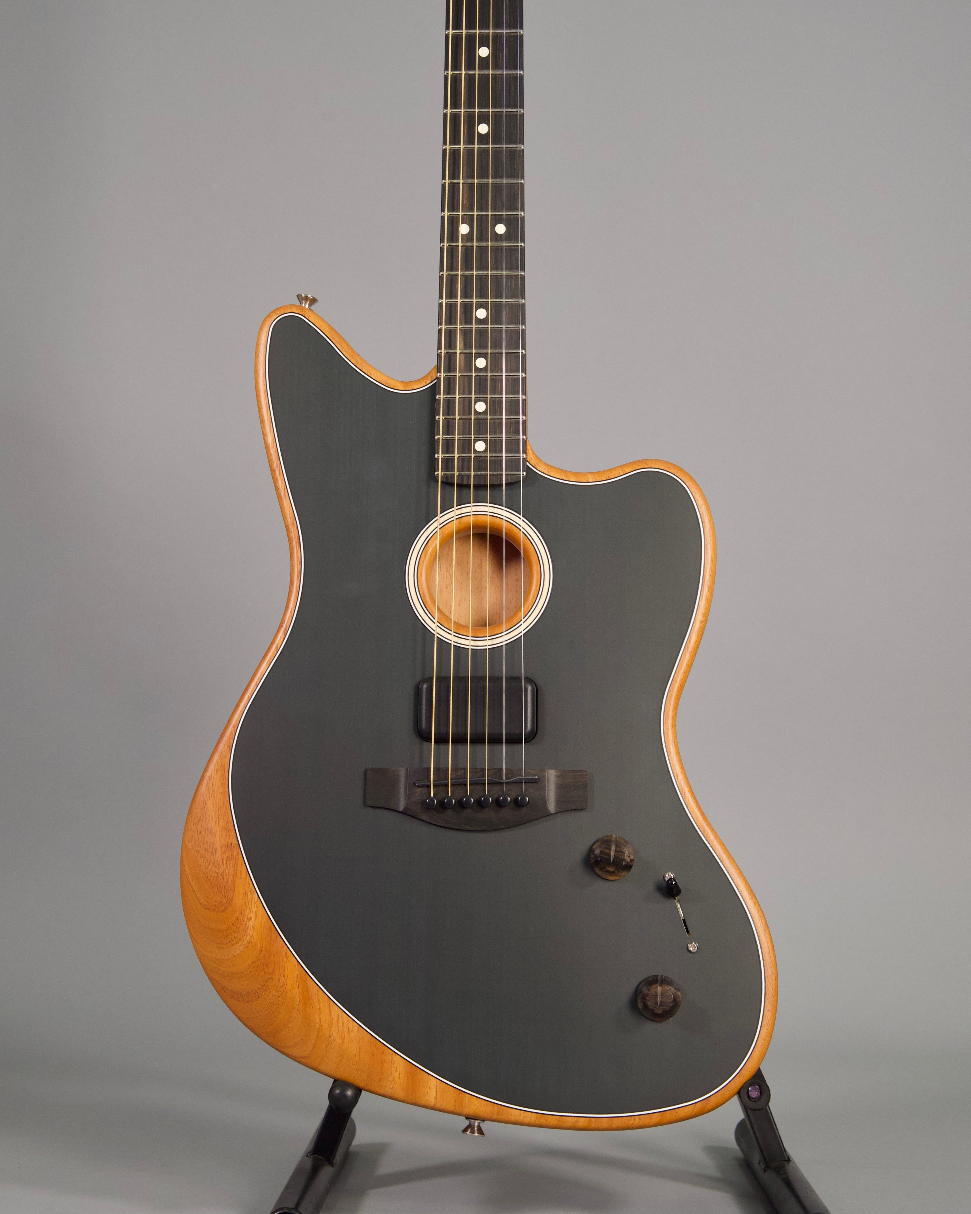 Fender American Acoustasonic Jazzmaster Tungsten