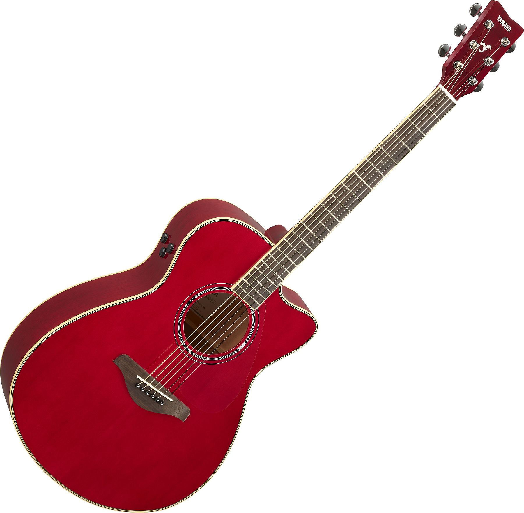 Yamaha FSCTAVT TransAcoustic FS Cutaway Ruby Red Chitarra Acustica Elettrificata