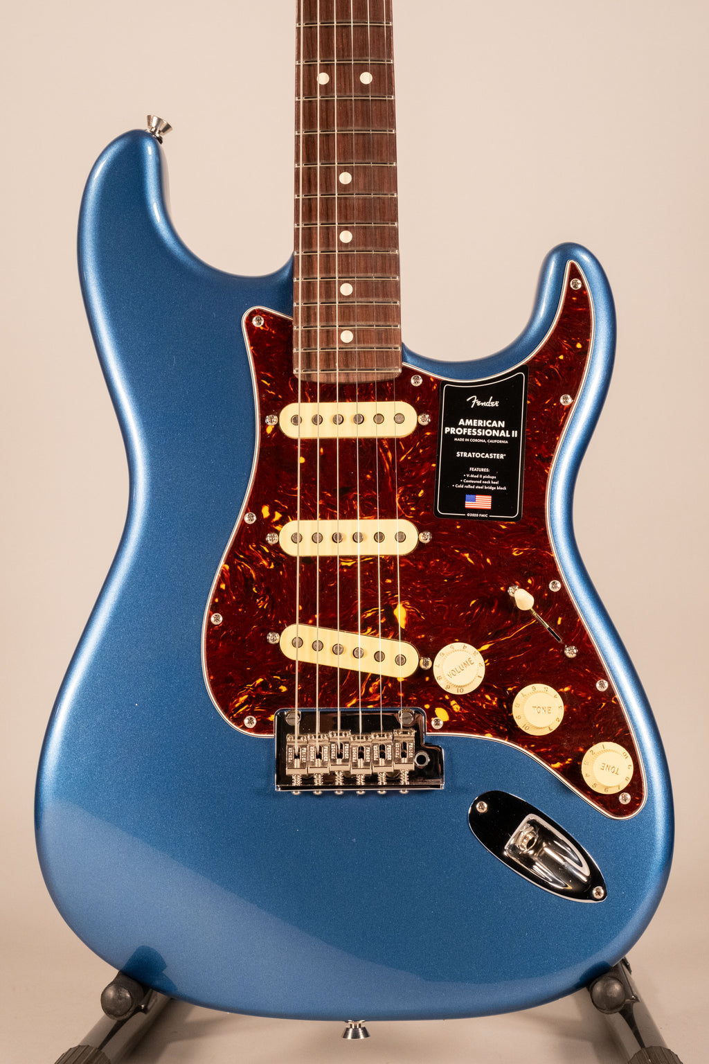 Fender American Professional II Stratocaster Rosewood Lake Placid Blue