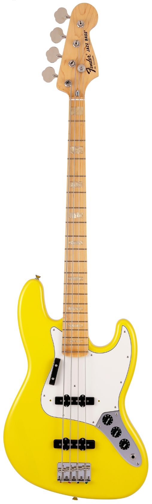 Fender Made in Japan Limited International Color Jazz Bass Maple Monaco Yellow