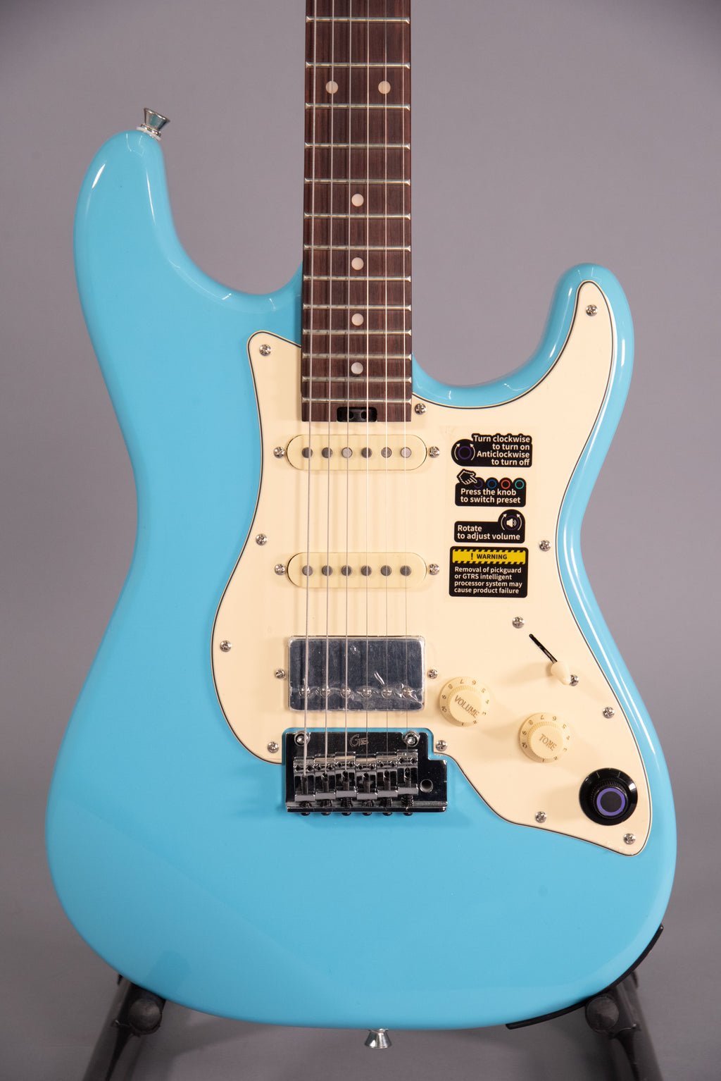 Mooer Gtrs S800 Standard Sonic Blue Electric Guitar with Digital Processor