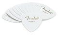 Fender Plettri 346 Classic Celluloid White Heavy Pack 12 Pz