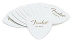 Fender Plettri 346 Classic Celluloid White Heavy Pack 12 Pz