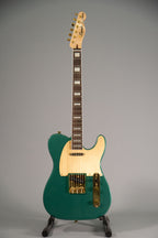 Squier 40Th Anniversary Telecaster Gold Anodized Pickguard Sherwood Green Metal