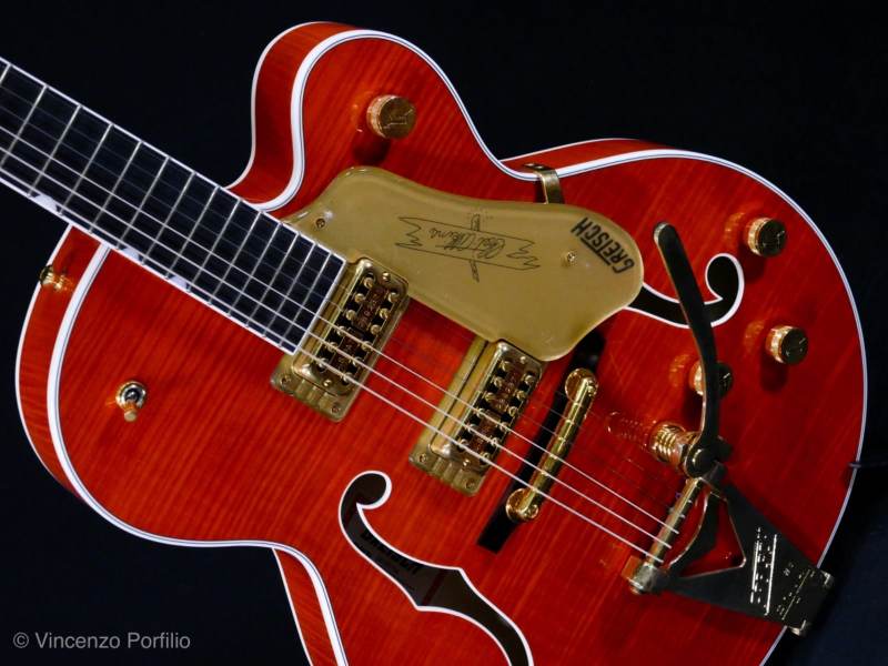 Gretsch G6120Tfm Players Edition Nashville Orange Stain