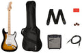 Squier Sonic Stratocaster Pack Maple 2-Color Sunburst Gig Bag 10G