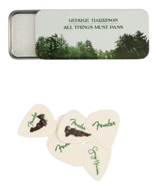 Fender Plettri George Harrison All Things Must Pass Pick Tin Set 6 Pz
