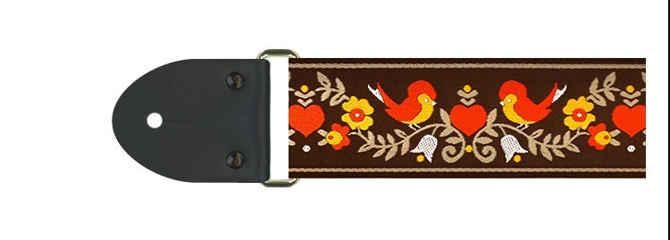 Souldier Lovebirds Brown Guitar Strap