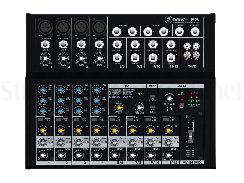 Mackie Mix12Fx Mixer 12 Canali