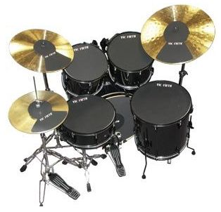 Vic Firth Mute Pp5 Set Silenziatori 10-12-14-14-20 e Piatti 18-22 e Hi-Hat
