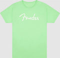 Fender Spaghetti Logo Tshirt Surf Green Large