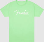 Fender Spaghetti Logo Tshirt Surf Green Large