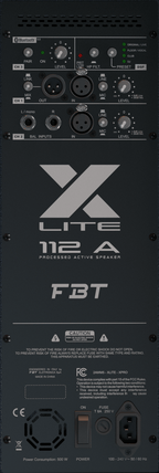 Fbt X Lite 112A Diffusore a 2 Vie Biamplificato con Mixer a 3 Canali Bluetooth