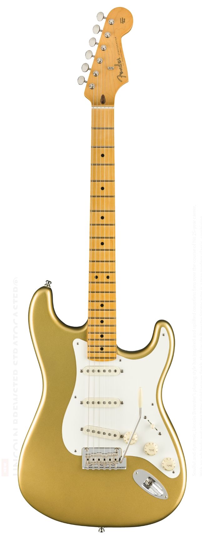 Fender Lincoln Brewster Stratocaster Aztec Gold