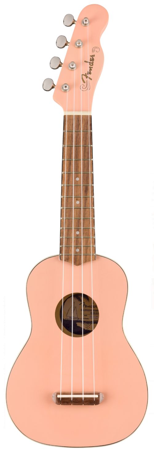 Fender Venice Soprano Ukulele Shell Pink