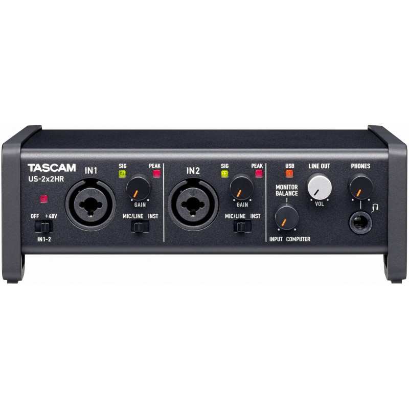 Tascam Us1X2 HR Scheda audio Usb 2 In 1 Mic 2 Out