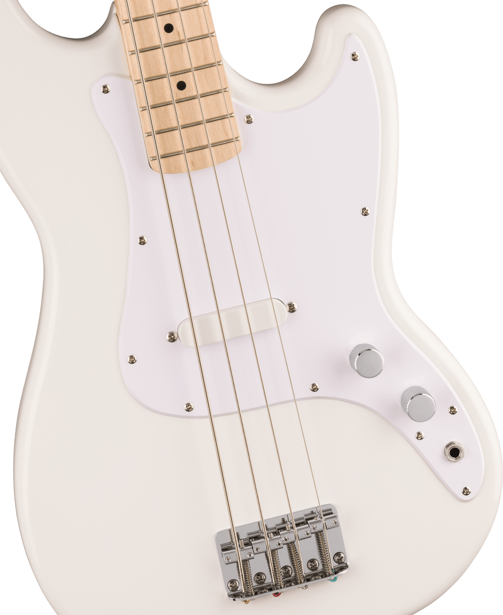 Squier Sonic Bronco Bass Artic White