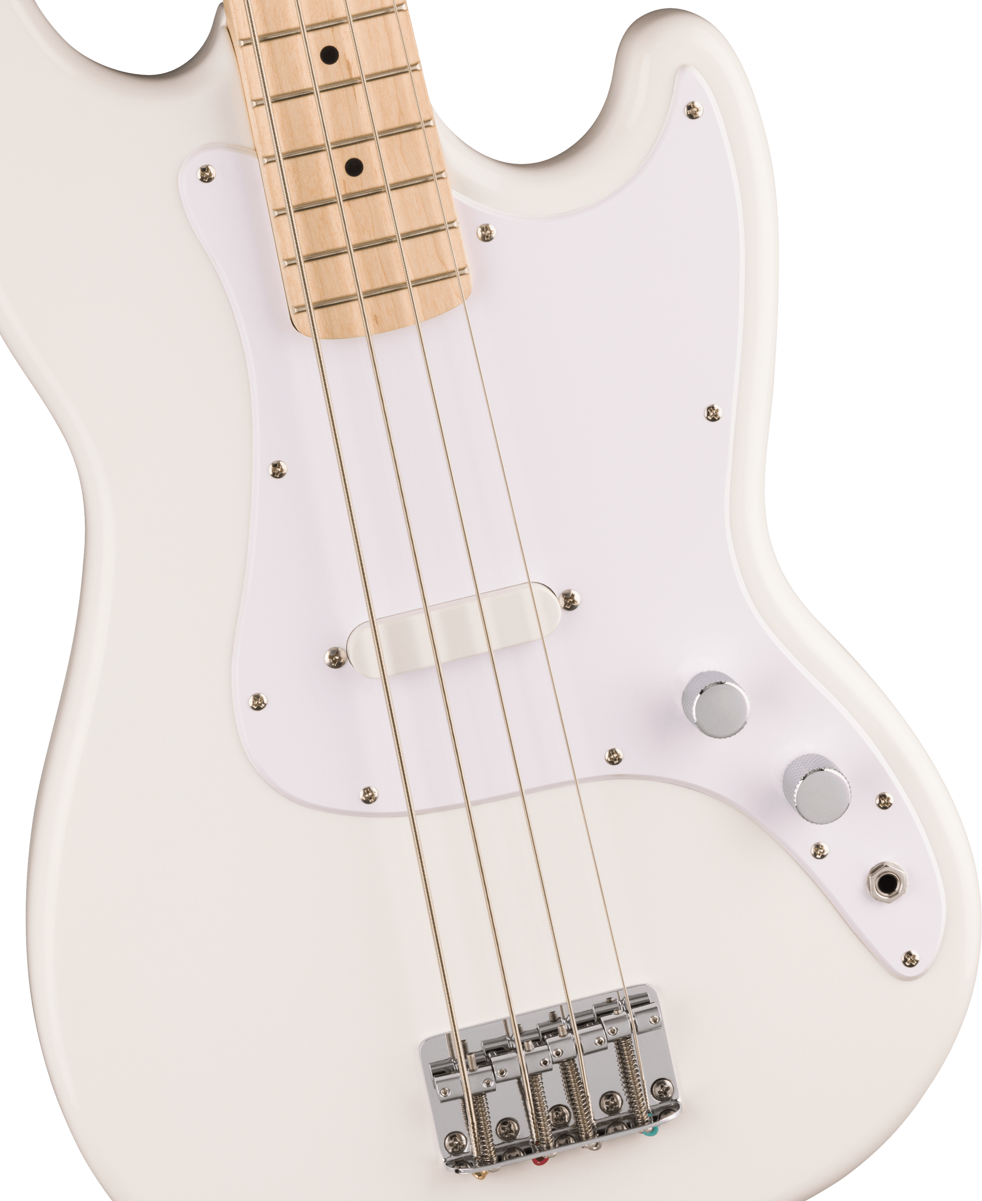 Squier Sonic Bronco Bass Artic White