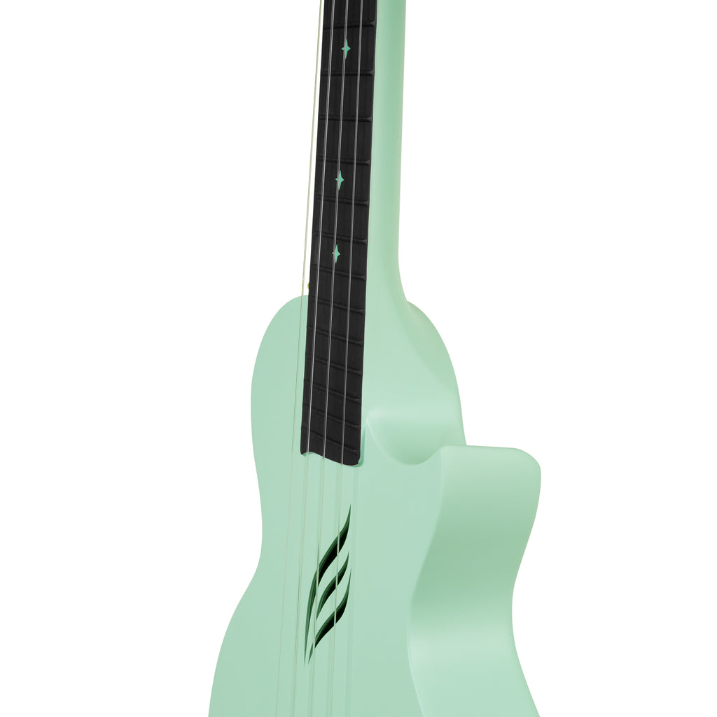Cascha Carbon Concert Ukulele Pack Mint with Gig Bag and Picks