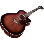 Guild OM240CE Antique Charcoal Burst Chitarra Acustica Elettrificata