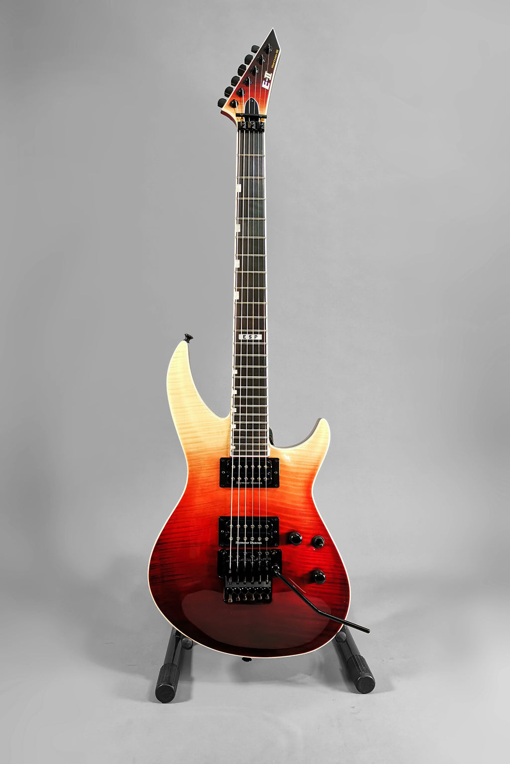 ESP E-II Horizon III Floyd Rose Black Cherry Fade with Case