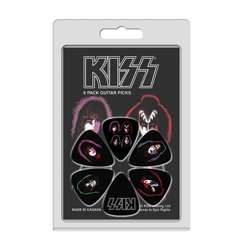 Perri'S Lp-Kiss1 Plettri Kiss Confezione 6