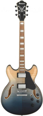 Ibanez AS73FM Chitarra Semiacustica Transparent Indigo Fade