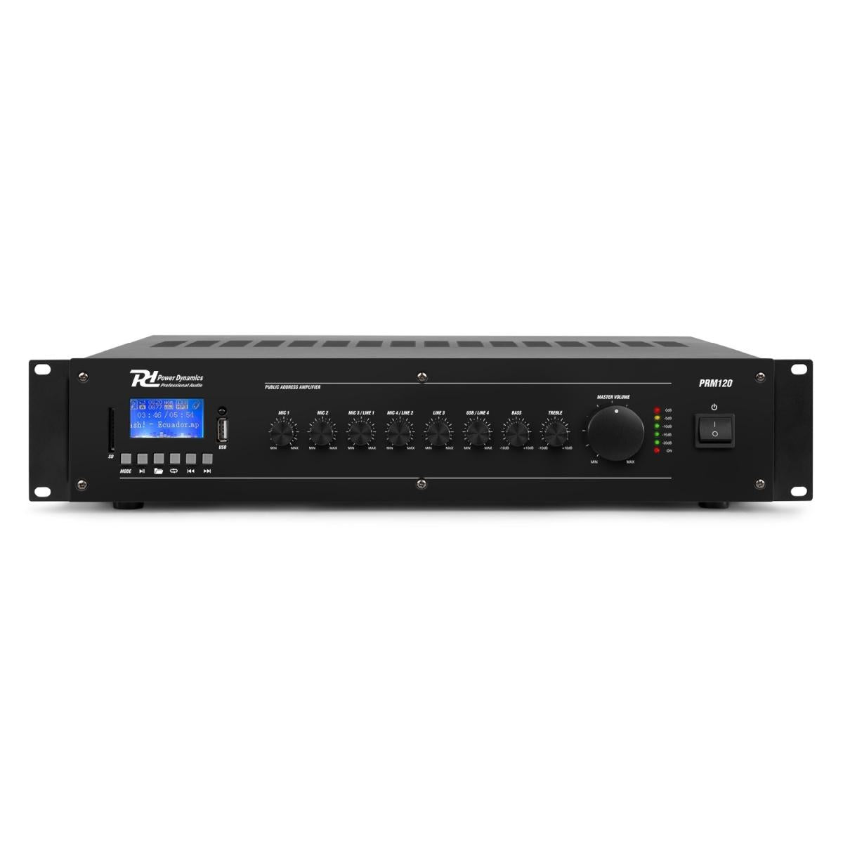 PRMC120 100V CD Mixer-Ampl. 120W BT