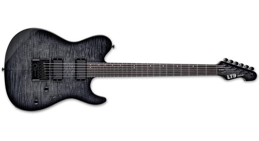 LTD LTD TH-1000 EVERTUNE FM - See thru black sunburst