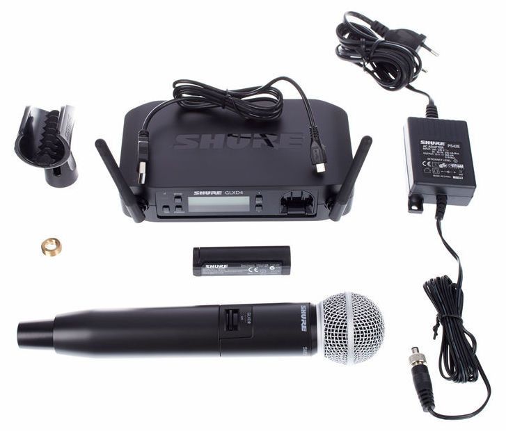 Shure Glxd24E-Sm58 Radiomicrofono Wireless
