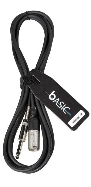 Bespeco Shielded Cable 3m Stereo Jack M/Xlr M